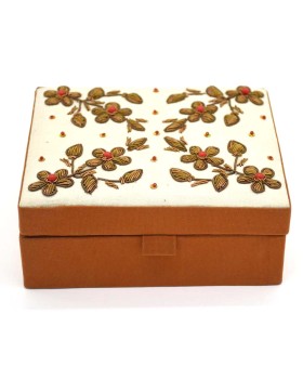 Beaded Floral Jewelry Box Beaded Floral Jewelry Box